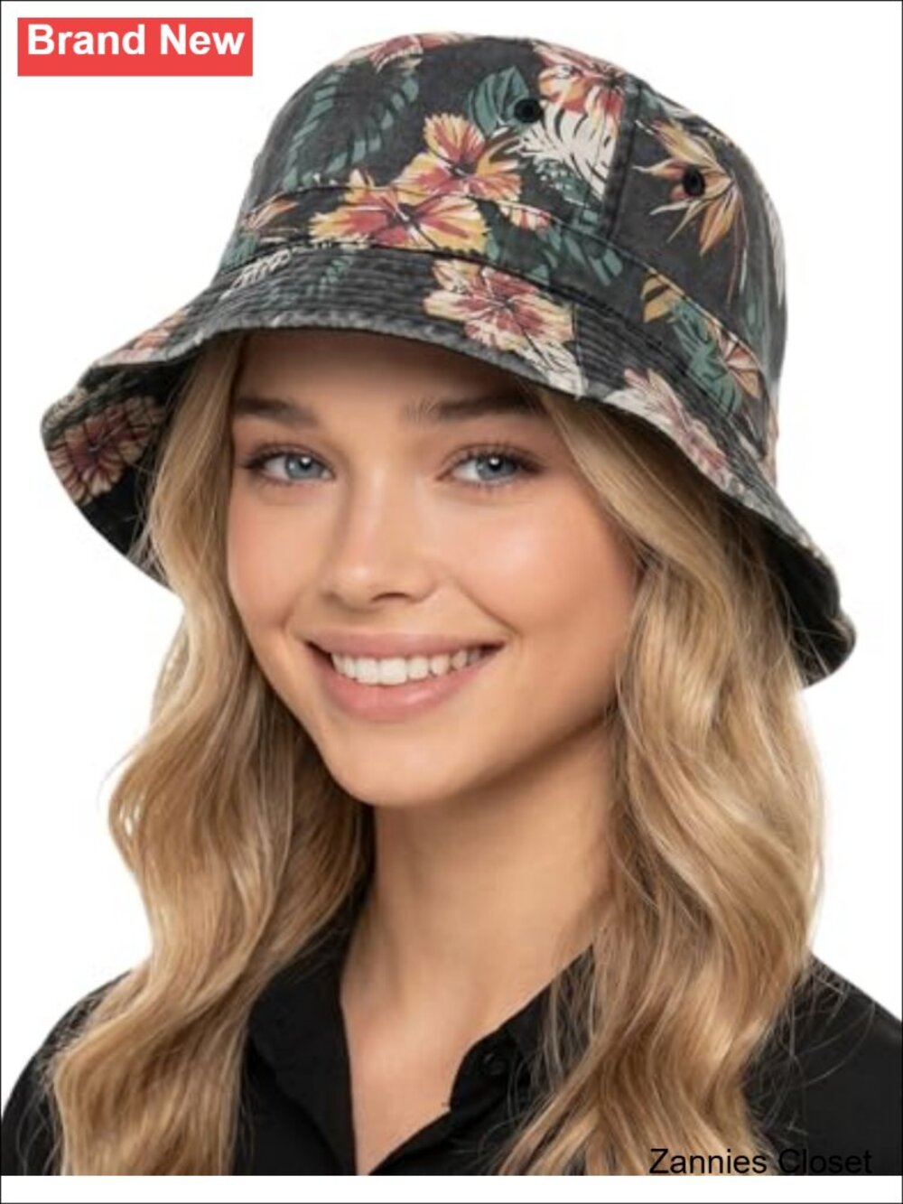 🤠 Funky Junque 100% Cotton Reversible Bucket Hat Vintage 90s Fisherman